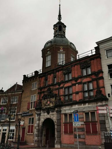 das Stadttor von Dordrecht von Innen