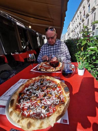 Pizza in Catania