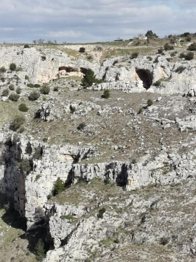 Höhlenwohnungen bei Matera