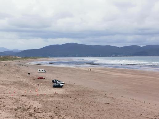 am wunderschönen Strand bei Ventry