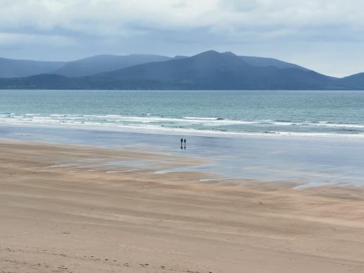 am wunderschönen Strand bei Ventry