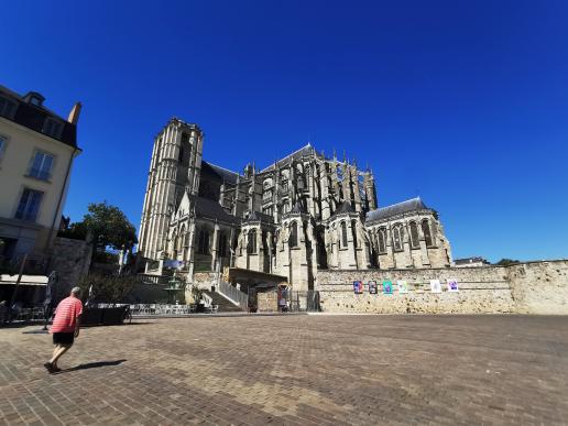 die Kathedrale von Le Mans