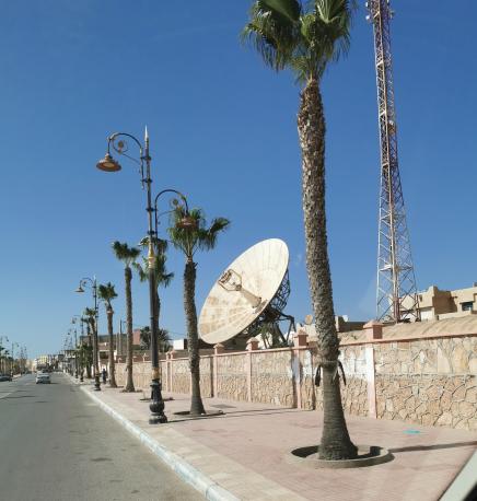 Einfahrt nach Dakhla